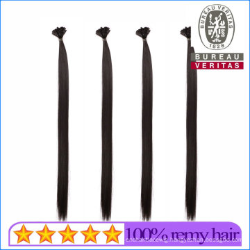 Top Quality 10A Grade 100% Human Virgin Hair Stick Flat Tip Hair Extension Remy Hair